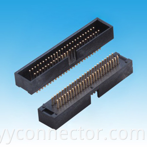 1.27×2.54mm Dual Row S/T Box Header Connector